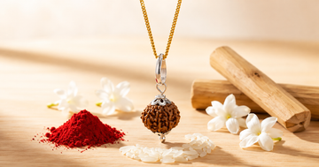 Original 11 Mukhi Rudraksha with Silver Pendant & Golden Chain – Benefits, Significance & How to Wear