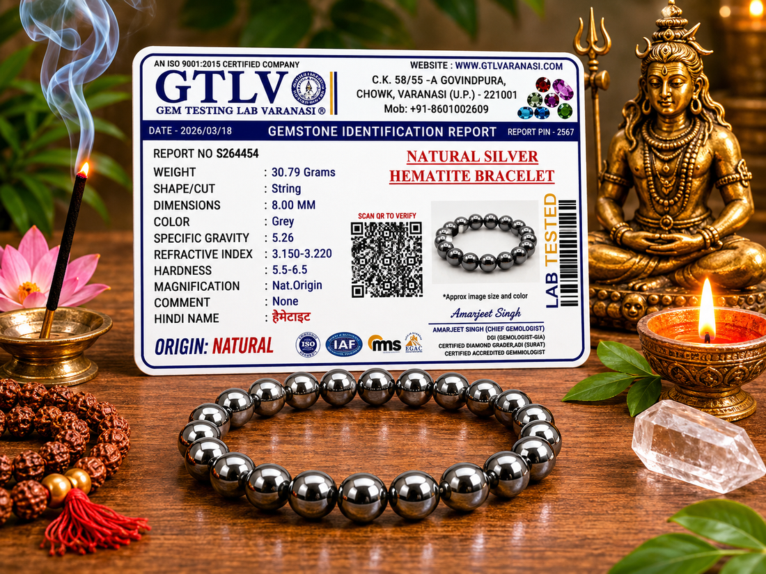Natural Silver Hematite Bracelet-Elegant Stone for Grounding & Protection