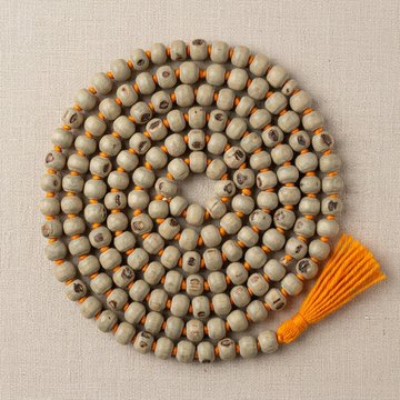 Big Tulsi Mala 108 Beads-Sacred Japa Mala for Meditation & Peace