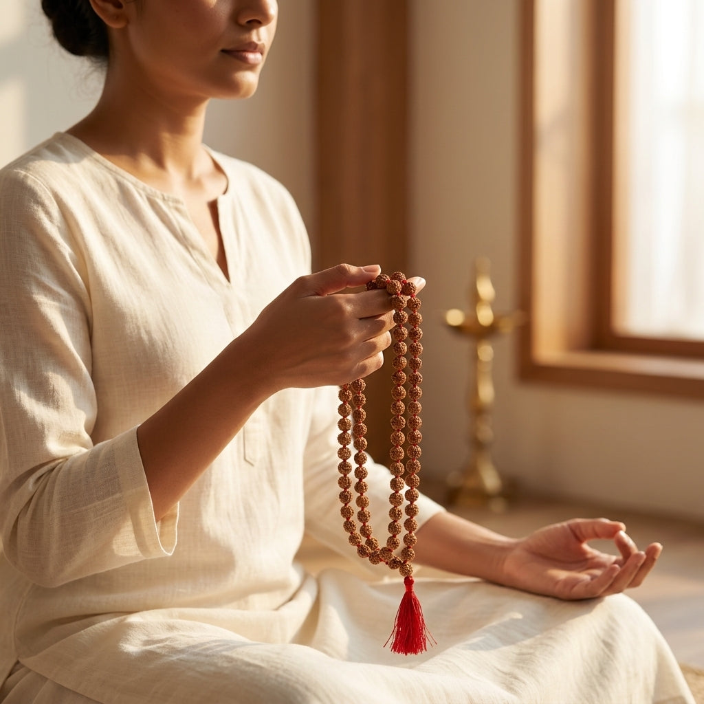 Authentic 5 Mukhi Rudraksha Mala 5MM