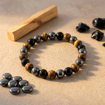 Natural Triple Protection Bracelet-Shield of Strength, Balance & Positive Energy