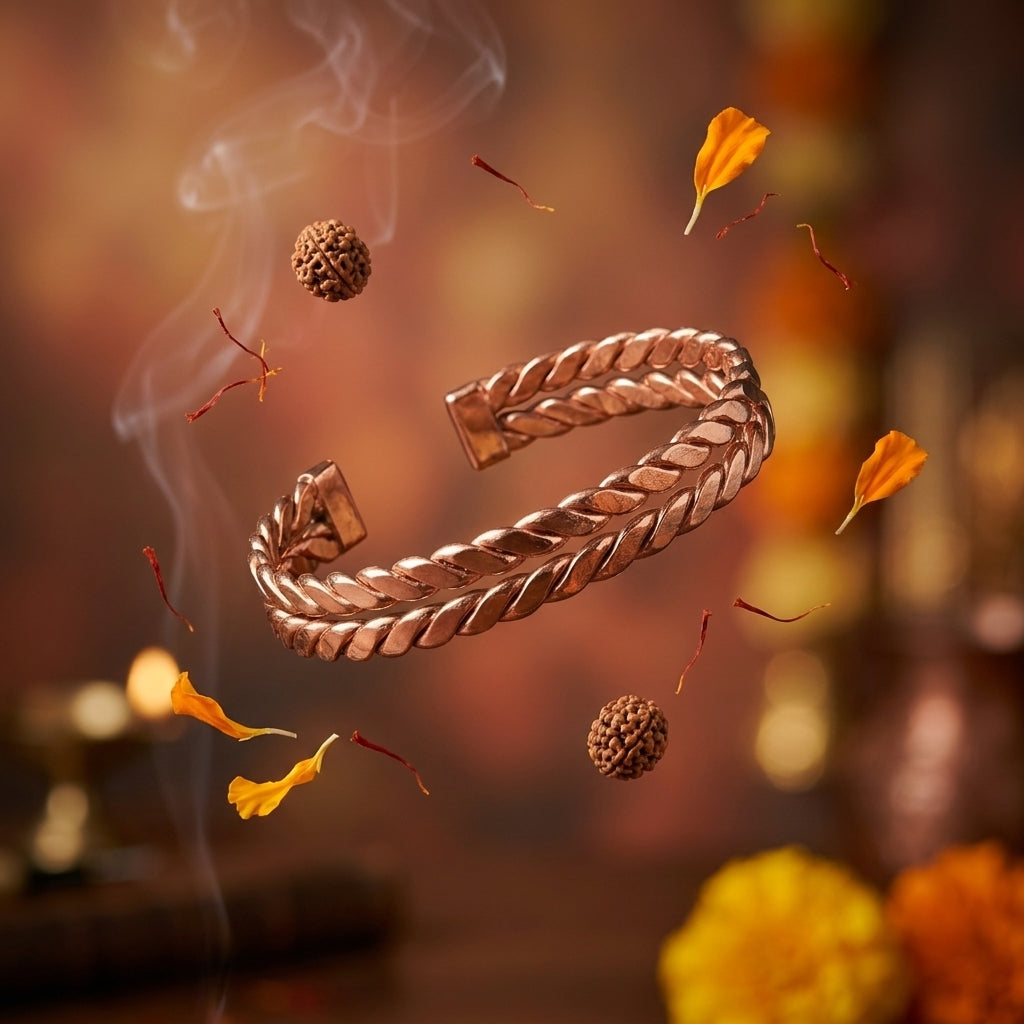 Pure Copper Kada Premium Traditional Bracelet for Men & Women