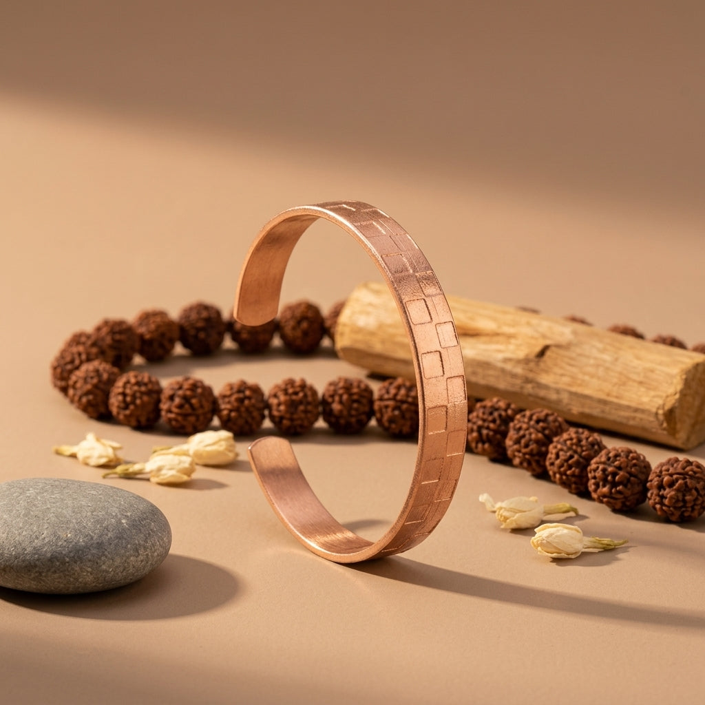 Classic Pure Copper Kada Traditional Bracelet for Men & Women