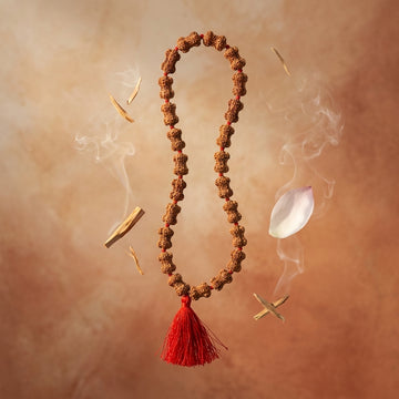 Original Nepal Damru Rudraksha Mala 33 Beads