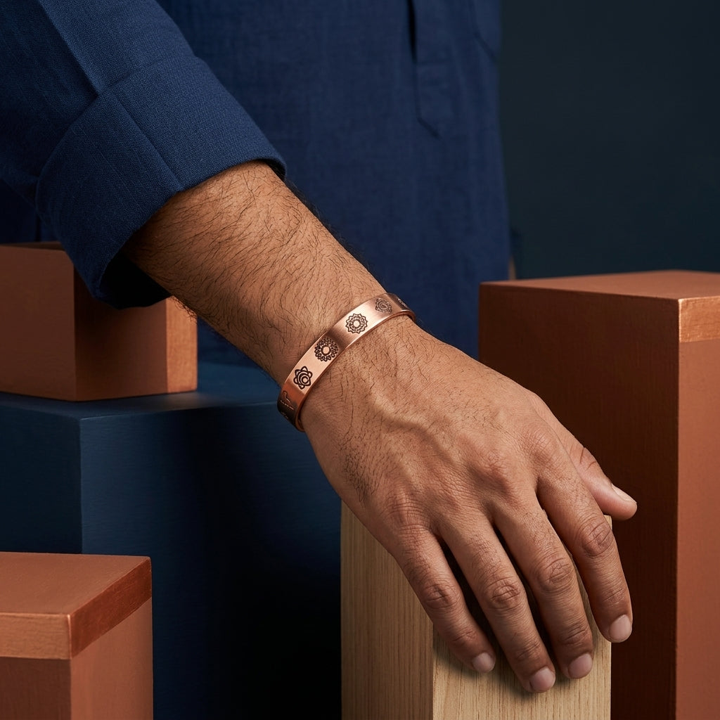 Pure Copper Kada Premium Traditional Bracelet for Men & Women