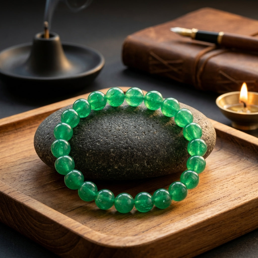 Natural Haqiq Bracelet 8MM-Premium Gemstone Beaded Bracelet for Men & Women
