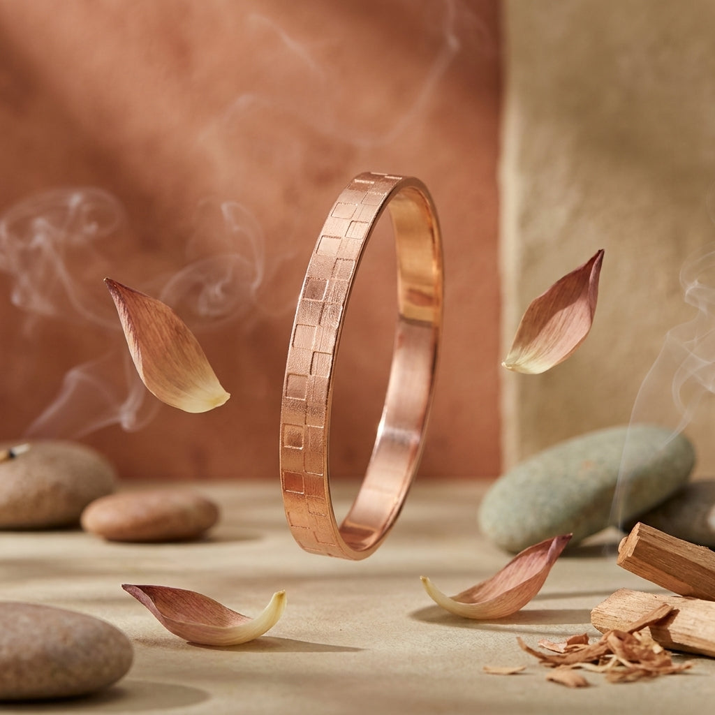 Classic Pure Copper Kada Traditional Bracelet for Men & Women