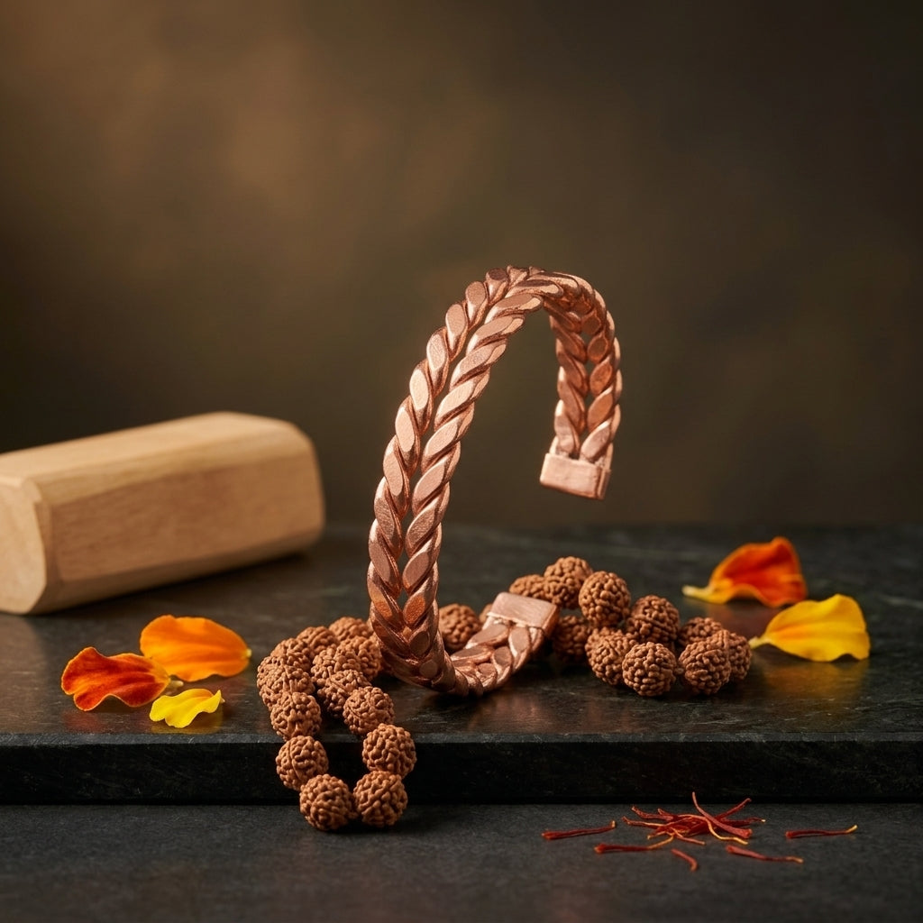 Pure Copper Kada Premium Traditional Bracelet for Men & Women