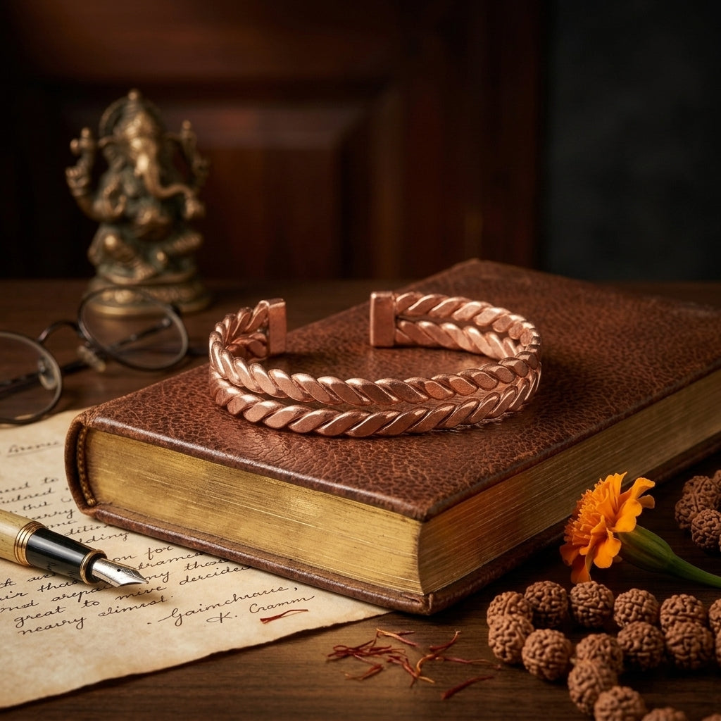 Pure Copper Kada Premium Traditional Bracelet for Men & Women
