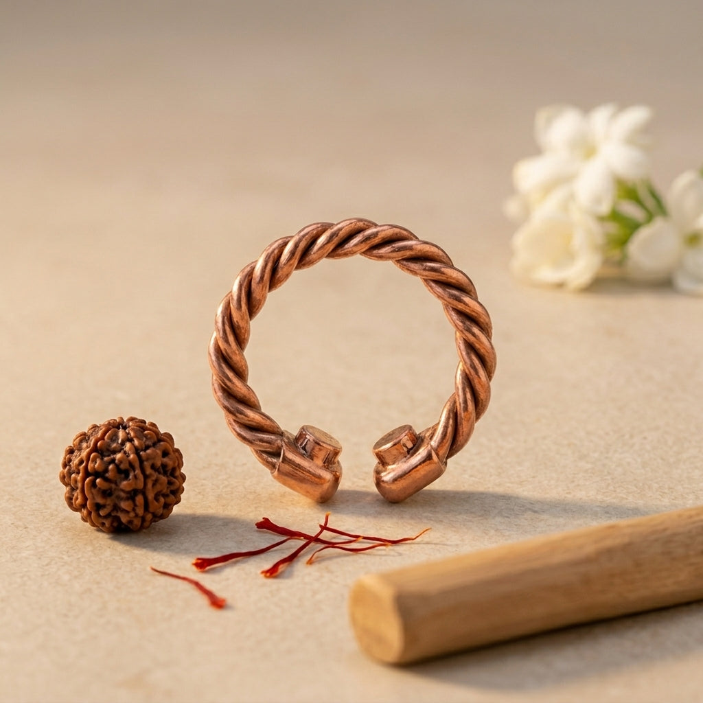 Premium Pure Copper Adjustable Ring-Stylish Daily Wear Unisex Design