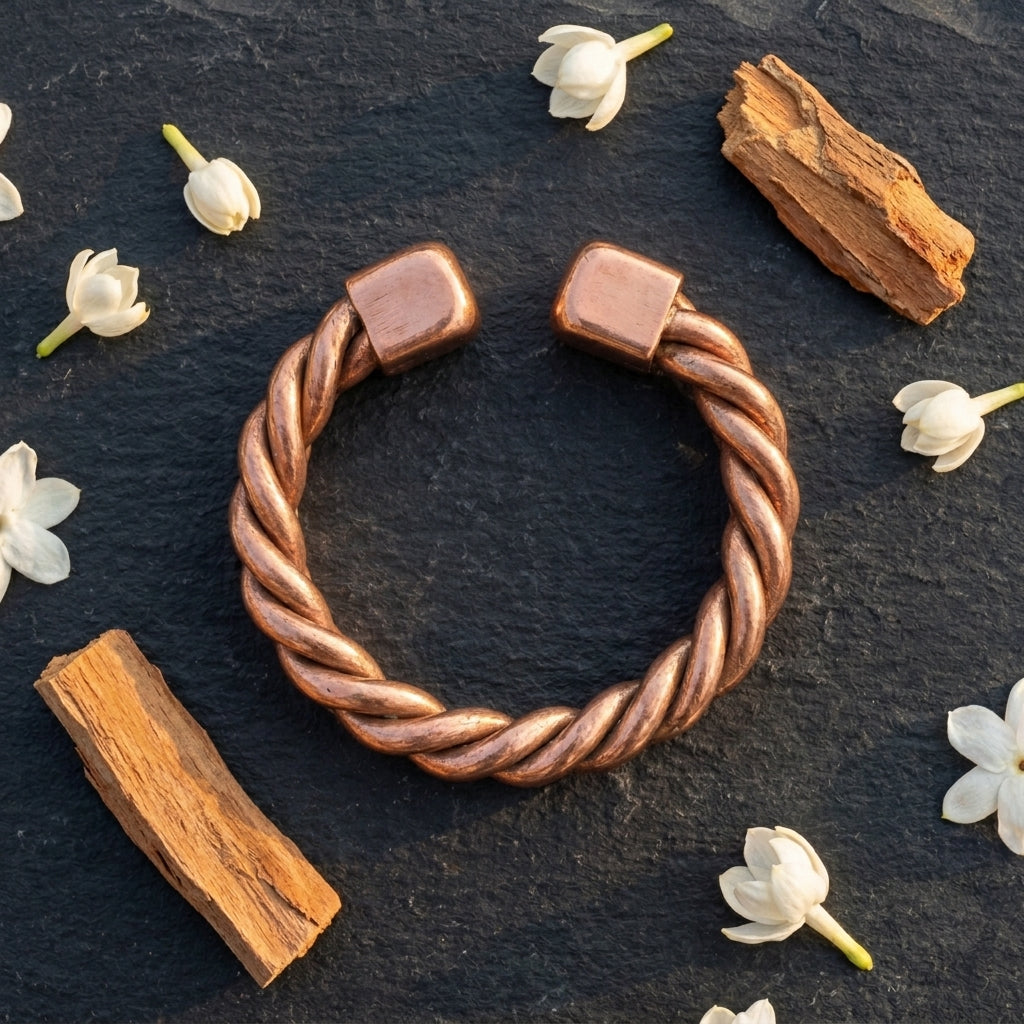 Premium Pure Copper Adjustable Ring-Stylish Daily Wear Unisex Design
