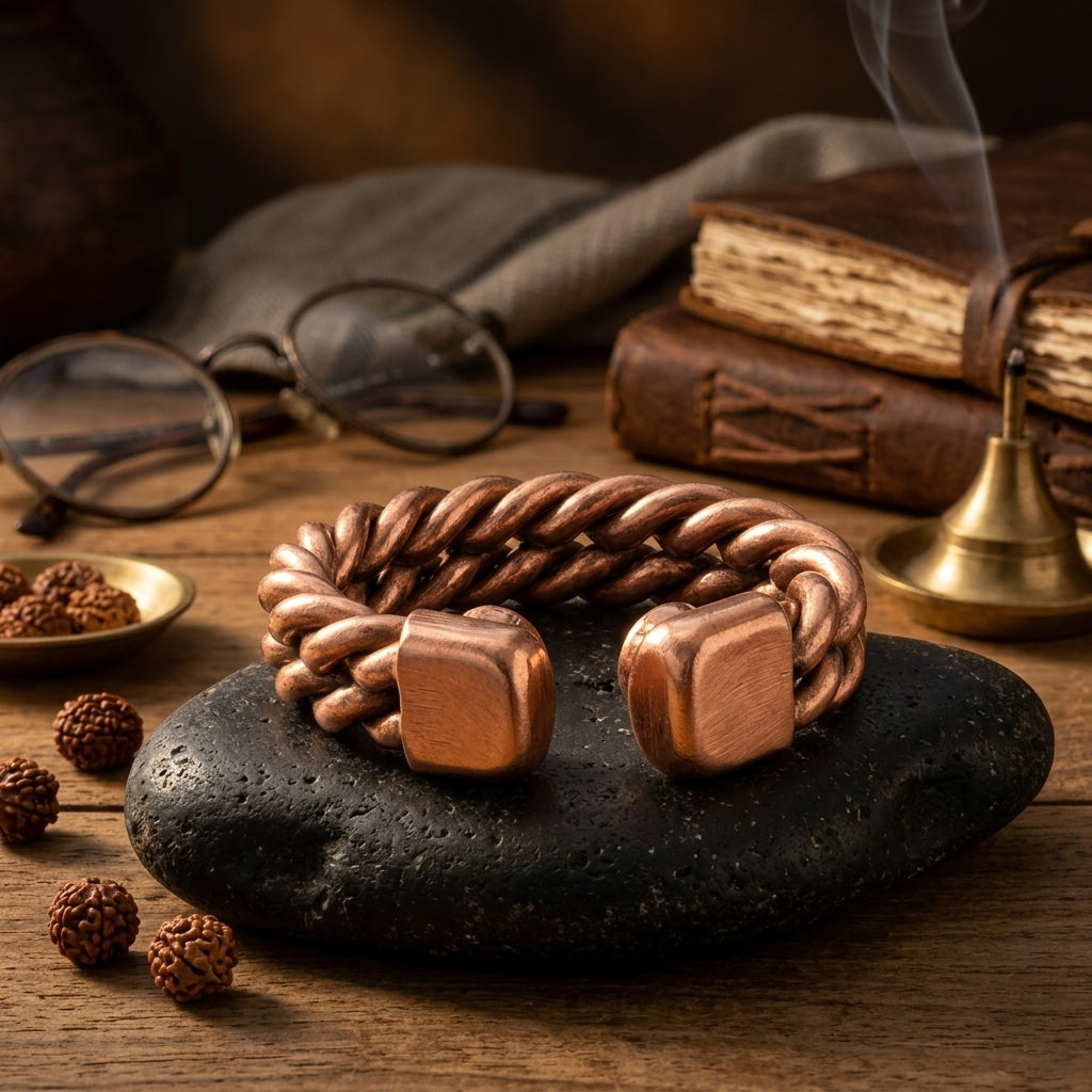 Premium Pure Copper Adjustable Ring-Stylish Daily Wear Unisex Design
